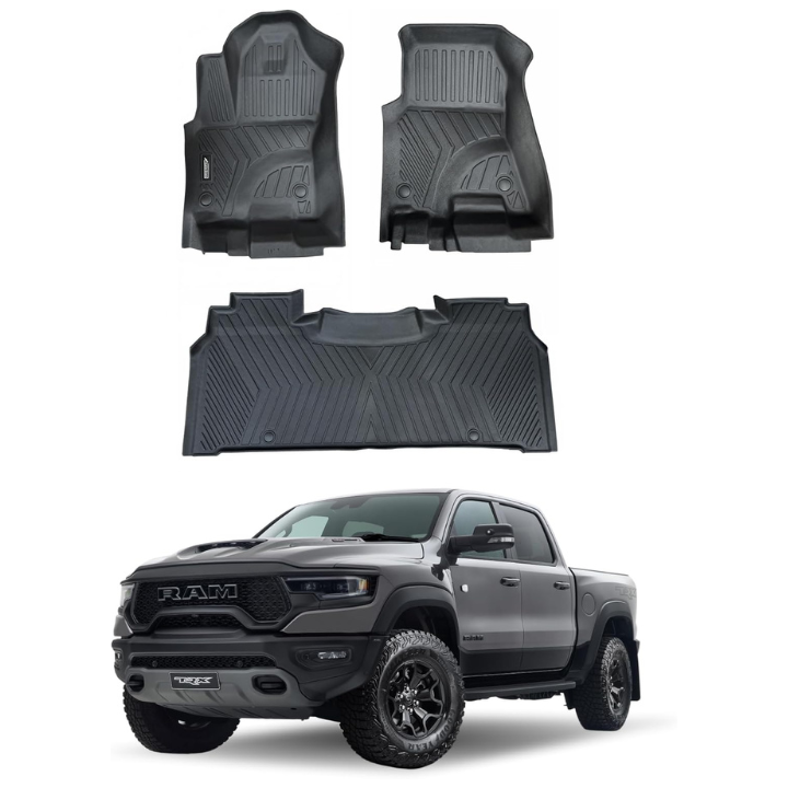 Ram 1500 All-Weather TPE Floor Mats (2019–2025)